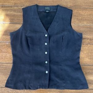 Vintage City Silk Vest